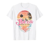 Ibiza Total Solar Eclipse 2026 Party - August 12th 2026 T-Shirt, Men, White, 6X-Large