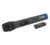 Ibiza UHF Wireless Handheld Microphone With USB Receiver 20M Max Range