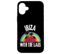 Ibiza With The Lads Boys Trip Holidays Matching Case for iPhone 16 Plus