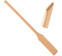 IBLAY Extra Long Wooden Spatula - 18 Inch Large Beech Wood Stirring Paddle Spoon for Cooking, Mixing, Brewing in Big Stock Pots - Long-Handled Flat Stir Paddles (spatula_18inch)