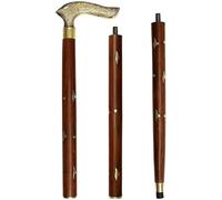 IBLAY Sheesham Wood Folding Walking Stick - Walking Canes for Men Women Seniors Elderly Unique Gifts