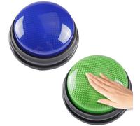 IBLESSU Buzzers for Trivia Games, Set of 2, Learning Resources Answer Buzzers, Answer Buzzers for Classroom, Game Buzzers with Lights and Sound for Classroom