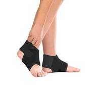 IBLUELOVER Boys Girls Ankle Support Brace Compression Ankle Brace Pad Kids Adjustable Ankle Brace Wrap Sleeve Neoprene Foot Guard for Running Basketball Volleyball Achilles Tendon,1 Pair