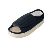 IBLUELOVER Diabetic Slipper for Men Women Extra Wide Fit Swollen Feet Walking Shoes Adjustable Open Tote Surgical Orthopaedic Slippers Non-Slip Indoor Outdoor Home Causal Shoes