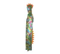 IBLUELOVER Dinosaur Cosplay Cloak Halloween Hooded Shining Cape Fancy Party Cosplay Robe Wizard Witch Costume Magician Cartoon Outfit Dress up Party Gown