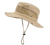 IBLUELOVER Fishing Hat Boonie Hat Wide Brim Summer Sun Hat Safari Hunting Hat UV Protection Bucket Hat for Men Hiking Camping Traveling Fishing Dark Gray