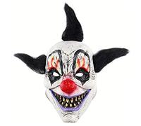 IBLUELOVER Halloween Clown Mask Ghost Mask Full Face Witch Assassin Latex Mask Zombie Devil Joker Sloth Mask with Hair Horror Creepy Party Props Fancy Dress Cosplay Costume for Theme Party Nightclub