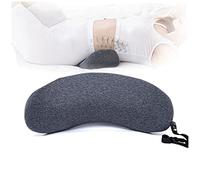 IBLUELOVER Lumbar Support Pillow Sleeping Waist Pillow Memory Foam Lumbar Roll Pillow Wedge Cushion for Lower Back Pain Spine Sciatic Pain Relief for Bed Sofa Car Seat Travel