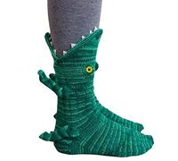 IBLUELOVER Womens Animal Funny Socks Novelty Slipper Socks Cute Shark Crocodile Cotton Socks Thermal Knitted Socks Winter Warm Floor Socks Christmas Birthday Gift for Ladies Girls
