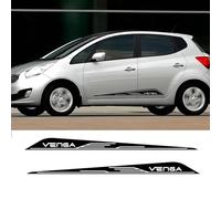 IBLUON 2Pcs Car Door Side Stickers Racing Sport Styling Auto Vinyl Film Decor Decals,For Kia Venga YN Tuning Accessories