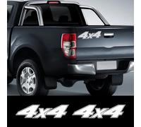 IBLUON 2PCS Car Stickers 4x4 Vinyl Decal,Fit for Isuzu Dmax Nissan NAVARA Toyota Hilux VW Amarok Pickup Auto Accessories