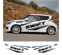 IBLUON Car Door Side Stickers Sport Graphics Styling Decoration Decals,Fit for Suzuki Swift 3 4 Mk2 Zc31s Zc33s Auto Accessories