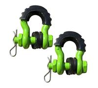 IBNA 28660lbs Break Strength D-Ring Anchor Shackle For Jeep Off-Road Vehicle Recovery 5/8" 18mm Pin Towing Gear(GREEN)