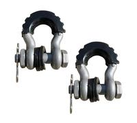 IBNA 28660lbs Break Strength D-Ring Anchor Shackle For Jeep Off-Road Vehicle Recovery 5/8" 18mm Pin Towing Gear(SILVERY)