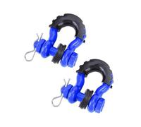 IBNA 5/8" D-Ring Anchor Shackle For Off-Road Vehicle Recovery Towing Gear Bow Shackle 28660lbs Break Strength(Bl+ue)