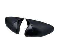 IBNA Car Rear View Mirror Covers For VW For Polo MK6 AW 2018-2021(Black)