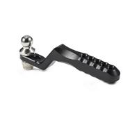 IBNA RC Tow Hitch Scale Trailer Hook For 1/10 Rock Crawler Car Rear Bumper TRX4 SCX10 II Defender TF2 RGT CC01(Black)