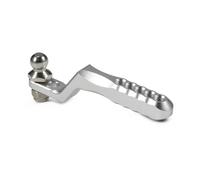 IBNA RC Tow Hitch Scale Trailer Hook For 1/10 Rock Crawler Car Rear Bumper TRX4 SCX10 II Defender TF2 RGT CC01(SILVER)