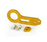 IBNA Universal Car Tow Hook Rear Front Trailer Racing Tow Ring Vehicle Towing Hook Track Racing Front Bumper Hook(GOLD)