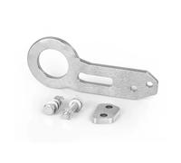 IBNA Universal Car Tow Hook Rear Front Trailer Racing Tow Ring Vehicle Towing Hook Track Racing Front Bumper Hook(SILVER)