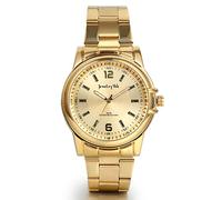 Ibohevo Men's Wrist Watches Casual: Stainless Steel Japanese Quartz Movement Analog Watch Waterproof Business Rhinestone Gold Watch, Gold, Analog Watch,Quartz Movement
