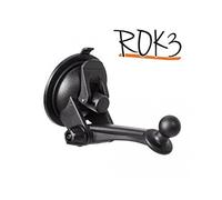 iBolt Rok 3 Suction Mount with 80mm Dash Disc Works with All car Dock Holders and Garmin GPS Devices