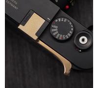 Iborrys Thumb Up Grip,Compatible with Leica M11 M11-P M11-M M EV1 Camera | Hot Shoe Thumb Rest Support Grip ，Retro diamond engraving technology · Improves shooting stability(Gold)