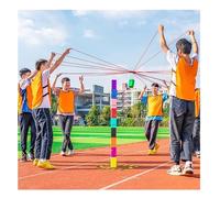 IBOWZ Field Day Team Stacking Tower Game Set Teamwork Block Stacking Games Team Building for 5-20 Players for Home/School/Company