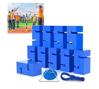 IBOWZ Group Collaboration Team Stacking Tower Game Set Adult Field Day Team Building Game Suitable for Office School Groups