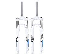 IBOWZ Mountain Bike Fork, 26 27 5 29 Ultralight Aluminum Alloy Mountain Bike Suspension Fork 1 1 8 Straight Spring Front