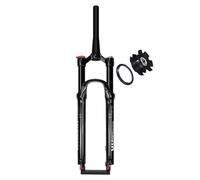 IBOWZ Mountain Bike Fork, 26 27 5 29Inch Mountain Bike Air Suspension Fork 1 1 8 Straight Tapered Tube Double Front 120Mm