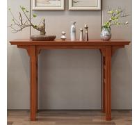 IBOWZ Solid Wood Altar Table, Meditation Table, Puja Table, Chinese Buddha Niche Cabinet, for Displaying Jars Plants Books, for Living Room, Bedroom, Office, Bathroom