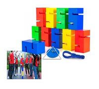 IBOWZ Team Building Game for Adults Work Outdoor Activities Field Day Games Set for Schools Offices and Community Centers