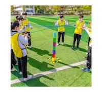IBOWZ Team Building Games for Work Adults Field Day Outdoor Activity Game Set Birthday Party Fun Team Stacking Tower