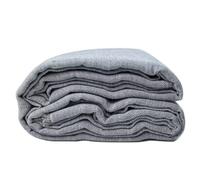 IBOWZ Tufting Cloth Primary tufting Cloth with White Guide line,Grey Backing Fabric for tufting Guns,Punch Needle,Monks Cloth Fabric,Needlework Textile Unbleached,Polyester Fabric