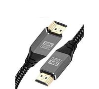 IBRA 2.1 HDMI Cable 8K Ultra High-Speed 48Gbps Lead | Supports 8K@60HZ, 4K@120HZ, 4320p, Compatible with Fire TV, 3D Support, Ethernet Function, 8K UHD, 3D-Xbox PlayStation PS3 PS4 PC etc- 1.5M