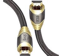 IBRA 2m 8K hdmi cable, 8K 2.1 cable, 8K@60Hz hdmi, 4K@120Hz, eARC HDR10 4:4:4| 21:9, HDCP 2.2/2.3 Dolby, 3D, VRR, Ethernet, Compatible with Latest game console/Roku TV/HDTV/Blu-ray - LUXURY Series