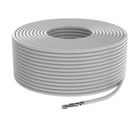 IBRA CAT6A Ethernet Cable S/FTP - Indoor 23AWG Copper Conductor, High-Speed Network Cable Reel for Reliable Connectivity - 100M