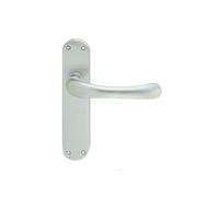 IBRA LEVER ON BACKPLATE - LATCH CSA (SATIN CHROME)