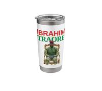 Ibrahim Traoré Setting on the Throne Stainless Steel Insulated Tumbler