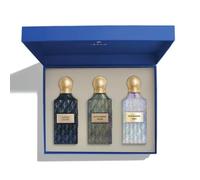 IBRAQ (Ibrahim Al Qurashi) Blue Wish Set 2 | Sapphire Leather Aqua Blue Diamond Black Diamond Incense 3 x 75ml Eau de Parfum - Gift Set