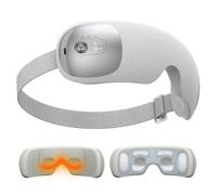 ibreo Ultra Lightweight Flexible Eye Massager with Heat & Air Compression, Rechargeable Eye Mask with Bluetooth Music for Migraine Relief, Daily Relaxation, Birthday Gifts for Women Men