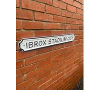 IBROX STADIUM G51 Vintage Style Glasgow Scotland Road Street Sign SOLID METAL