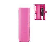 iBrush Toothbrush Travel Case - Compatible with Oral-B Electric Toothbrushes, Stylish Pink Hard Protective Travel Holder with Ventilation & Secure Lock