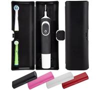 iBrush Toothbrush Travel Case for Oral-B Pro 500/600/650/1000/1500/2000/3000/3500/5500/Pro-Health, Smart 1500/3000/5000,Vitality Dual Clean, IBRC001, Black, Number Of Items: 1, 1.0 count