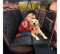 iBuddy Dog Back Seat Extender, Oxford Cloth, Universal Fit, Black, Car Mattress with Hard Bottom, Waterproof, Fits Most Cars, Easy to Clean and Store