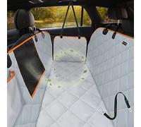 iBuddy Dog Seat Cover for Tesla Model 3 and Y - Waterproof With Mesh Window, Hammock Against Dirt and Fur, Durable Anti-Scratch Nonslip Machine Washable Back Seat Protector