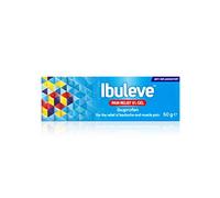 Ibuleve Pain Relief 5% Ibuprofen Gel, Clinically Proven, Anti-Inflammatory Relief for Joint Pain, Sprains, Backache, Muscular Pains and Sports Injuries, 50g