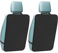 iBune 2 Pack Auto Seat Back Kick Protectors for Kids, Large Kick Mats for Car, Waterproof Automotive Car Back Seat Cover Protect from Dirt, Mud, Stains, Scratches, Fit Most Cars