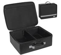 IBVIVIC Fire-resistant Photo Storage Box, Photo Organizer with Lock, Portable Photo Storage Containers Suitable for Storing 16pcs 4" x 6" Photo Cases (Box Only)